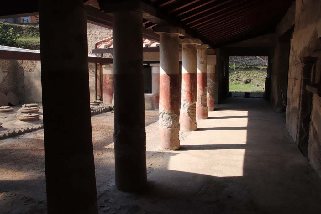 Villa Regina Boscoreale September Portico Vii Looking South